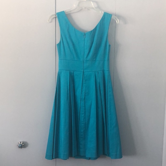 Calvin Klein Turquoise Pleated Dress - Picture 2 of 5